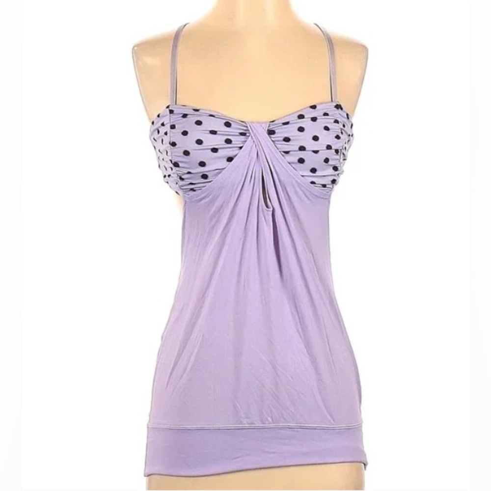 Lululemon Lilac High Noon Dot Hot But Not Tank w/ Built-In Bra